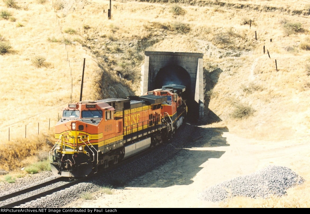 Westbound manifest pops out of Tunnel 2